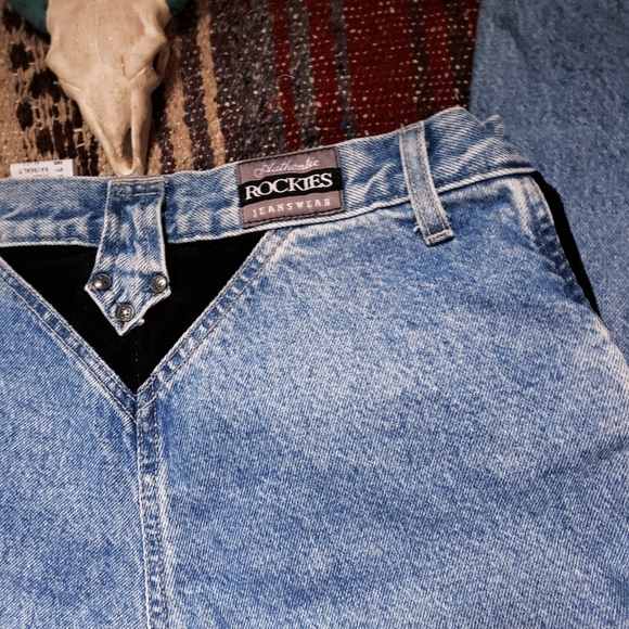 Rockies Denim - "ROCKIES" 80'S/90'S STRAIGHT LEG JEANS - BLUE